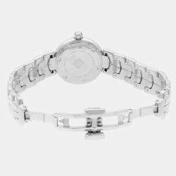 Tag Heuer Silver Diamond Stainless Steel Link WAT1413.BA0954 Quartz Women's Wristwatch 29 mm