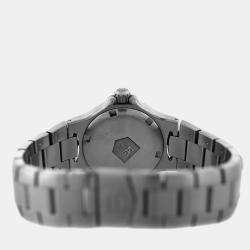 Tag Heuer Black Stainless Steel Kirium WL131D Quartz Women's Wristwatch 30 mm