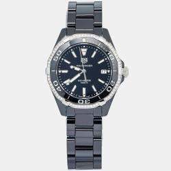 Tag Heuer Aquaracer WAY1395.BH0716 Black Ceramic Quartz Women's Wristwatch 35 mm