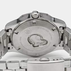 Pre Owned TAG Heuer Aquaracer WAF1312.BA0817 Mother Of Pearl Diamond Stainless Steel Women's Wristwatch 32 mm
