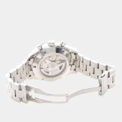 Pre Owned Tag Heuer Carrera Heritage Chronograph CAS2111 Automatic Silver Stainless Steel Men's Wristwatch 41mm