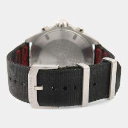 Pre Owned Tag Heuer Formula 1 Chronograph CAZ101E Quartz Black Stainless Steel Men's Wristwatch 43mm
