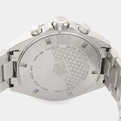 Pre Owned Tag Heuer Formula 1 Chronograph CAZ1011.BA0843 Quartz Grey Stainless Steel Men's Wristwatch 43mm