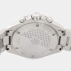 Pre Owned Tag Heuer Formula 1 Chronograph CAZ101E Quartz Black Stainless Steel Men's Wristwatch 43mm
