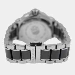 Pre Owned Tag Heuer Formula 1 WAH1210.BA0859 Quartz Black Ceramic Stainless Steel Women's Wristwatch 34 mm