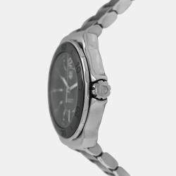 Pre Owned Tag Heuer Formula 1 WAH1210.BA0859 Quartz Black Ceramic Stainless Steel Women's Wristwatch 34 mm