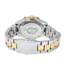 Tag Heuer Mother Of Pearl Two-Tone Stainless Steel Diamond Aquaracer WAF1350.BB0820 Women's Wristwatch 33 mm