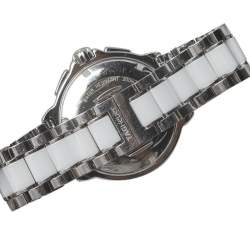 Tag Heuer White Stainless Steel & Ceramic Diamond Formula 1 CAH1213 Women's Wristwatch 41 mm