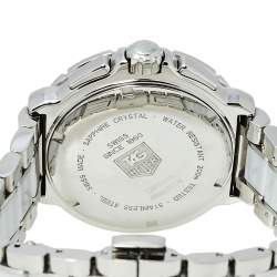 Tag Heuer White Ceramic & Stainless Steel Formula 1 CAH1211.BA0863 Women's Wristwatch 41 mm