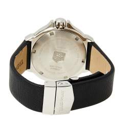 Pre Owned Tag Heuer Black Stainless Steel Crystal Formula 1 WAC1214-0 Women's Wristwatch 35.5 mm