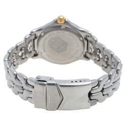 مملوكة مسبقًا Tag Heuer Silver Two-Tone Stainless Steel Professional S95.813K Women's Wristwatch 34 mm