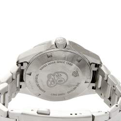 TAG Heuer Black Stainless Steel Aquaracer WBD1310.BA0740 Women's Wristwatch 32 mm