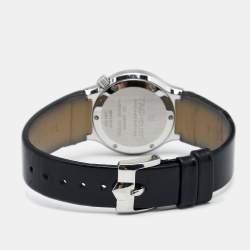 مملوكة مسبقًا ساعة يد نسائية تاغ هيوير ألتر إيغو WP131P جلد ستانلس ستيل سوداء 29 مم