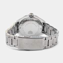 Pre Owned Tag Heuer Mother Of Pearl Stainless Steel Diamond Formula 1 WBJ141A.BA0664 Women's Wristwatch 32 mm