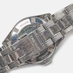 Tag Heuer Mother of Pearl Stainless Steel Carrera WV1415 Women's Wristwatch 27 mm