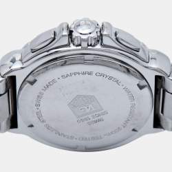 Pre Owned Tag Heuer Pink Mother Of Pearl Diamond Stainless Steel Formula 1 CAC1311.BA0852 Women's Wristwatch 37 mm