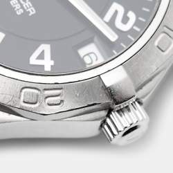 TAG Heuer Black Stainless Steel Aquaracer WAF1310.BA0817 Women's Wristwatch 32 mm