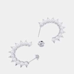 Pre Owned Tasaki Danger Tribe 18K White Gold Earrings