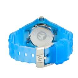 TechnoMarine Silver Rose Gold Plated Stainless Steel Rubber Cruise JellyFish TM-115135 Women's Wristwatch 34 mm