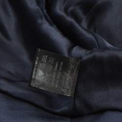 Pre Owned Temperley Blue Cotton And Satin Trim Palais Bolero L