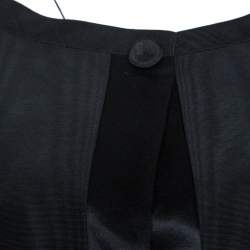 Pre Owned Temperley Black Cotton and Satin Trim Palais Bolero XXL