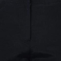 Pre Owned Temperley Black Knit Paneled Trousers S
