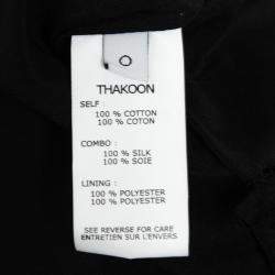 Thakoon Addition Fuchsia Pink Printed Cotton Cami Dress XS 