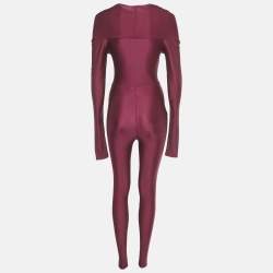 مملوكة مسبقًا THE Andamane Ruby Jersey Tuta Kendall Off-Shoulder Jumpsuit S