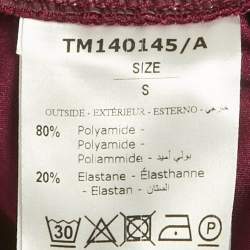 مملوكة مسبقًا THE Andamane Ruby Jersey Tuta Kendall Off-Shoulder Jumpsuit S