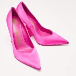 The Attico Fuchsia Satin Cheope Pumps Size 35