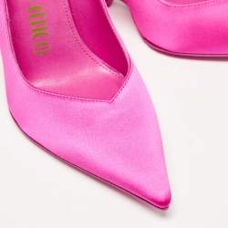 The Attico Fuchsia Satin Cheope Pumps Size 35