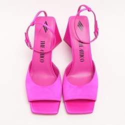 The Attico Fuchsia Satin Piper Ankle Strap Sandals Size 41