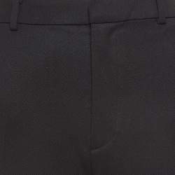 Pre Owned The Attico Black Gabardine Formal Trousers M