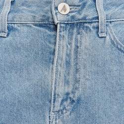 Pre Owned The Attico Blue Lula Denim Mini Skirt S