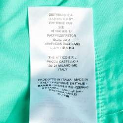 Pre Owned The Attico Green Cotton Cargo Pants S
