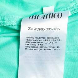 Pre Owned The Attico Green Cotton Cargo Pants S