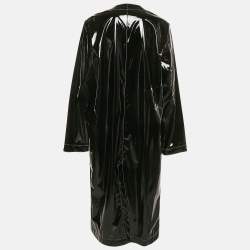 The Attico Black Synthetic Open Front Dress S