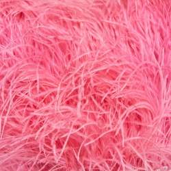 The Attico Fuchsia Pink Feather Beads Detail Bustier Top M