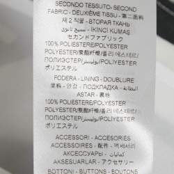 Pre Owned The Attico Black/White Animal Print Crepe Top M