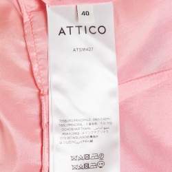 Pre Owned The Attico Multicolor Ombre Wrap Around Mini Dress S