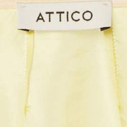 Pre Owned The Attico Multicolor Ombre Wrap Around Mini Dress S