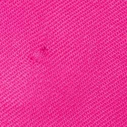 Pre Owned The Attico Fuchsia Pink Wool Feather Trim Blazer Dress M