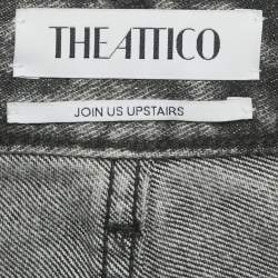 مملوكة مسبقًا {"name_ar": "ذا أتيكو جينز قطن رمادي بكارجو مقاس متوسط خصر 29 بوصة"}