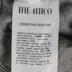 مملوكة مسبقًا {"name_ar": "ذا أتيكو جينز قطن رمادي بكارجو مقاس متوسط خصر 29 بوصة"}