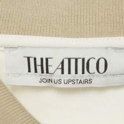 Pre Owned The Attico White Jersey Oversized T-Shirt S