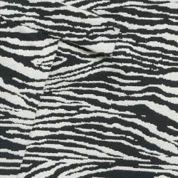 مملوكة مسبقًا The Attico Black White/Black Zebra Jacquard Wrap Mini Skirt S