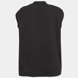 Pre Owned The Attico Black Jersey Laurie T-Shirt M
