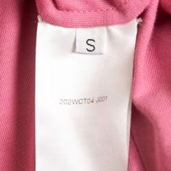 Pre Owned The Attico Pink Cotton T-Shirt S