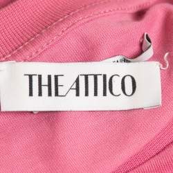 Pre Owned The Attico Pink Cotton T-Shirt S