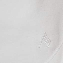 Pre Owned The Attico White Cotton Knit V-Neck T-Shirt S